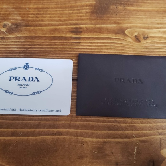 Prada Sunglasses Case w/ Care Book Brochure & Cert - Picture 2 of 8